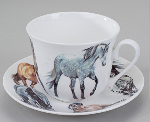 Jumbotasse & Untertasse My Horses - 0,4l