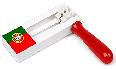Atosa -24476 Atosa-24476-Ratsche aus Portugal, 15 x 17 x 2 cm, Fußball und Sport, Grün und Rot, Einheitsgröße (24476)