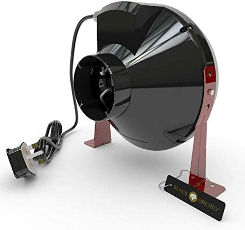 5” Extractor Fan Grow Room Tent Hydroponic Black Orchid Inline Centrifugal 125mm (5 (125mm) Dia)