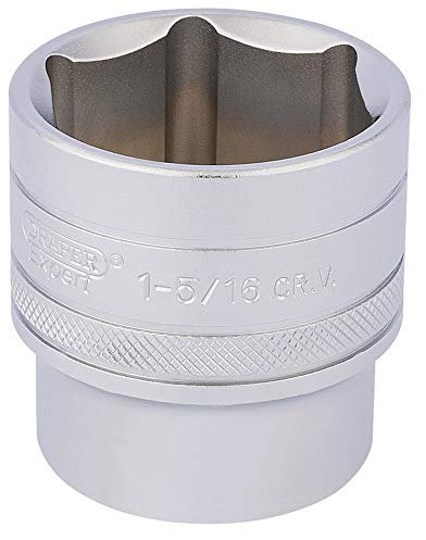 Draper 16640 Douille impériale 6 points, entraînement carré 1/2, bleu