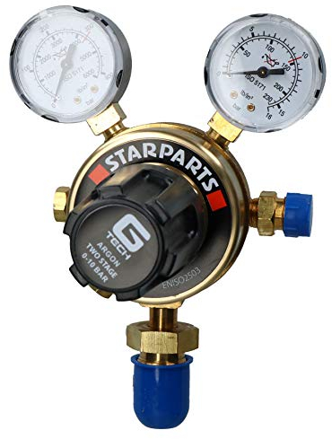 Argon Regulator Two Stage 2 Gauge Gas Bottle Cylinder 300 Bar Welding Welder