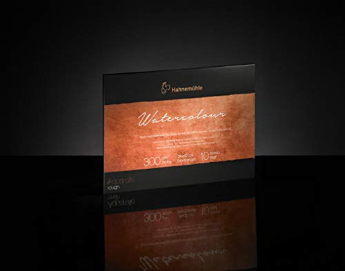 Hahnemuhle Collection Watercolor 300 Block Rough 9.5x12.6 Inches 300gsm