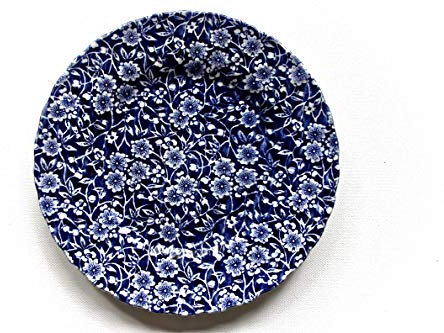 Churchill China Royal Wessex Victorian Calico Blue and White Chelsea Salad Plate 20 Centimetre