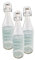 Maury's Set 3 Bottiglie di vetro con tappo ermetico (Circle Fantasia Verde | 1 litro)