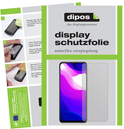 dipos I 5X Protector de Pantalla Mate Compatible con Xiaomi Mi 10 Lite 5G pelicula Protectora