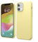 elago Premium Silicone Case for iPhone 12 & 12 Pro (6.1), Full Body Protection : 3 Layer Shockproof Cover (Yellow)