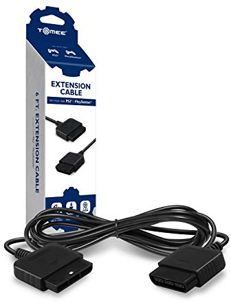Tomee Verlängerungskabel für PS2/PlayStation 2, 1,8 m