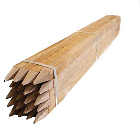 « N/A » Tuteurs en bois avec pointe / 200 x 3 x 3 cm