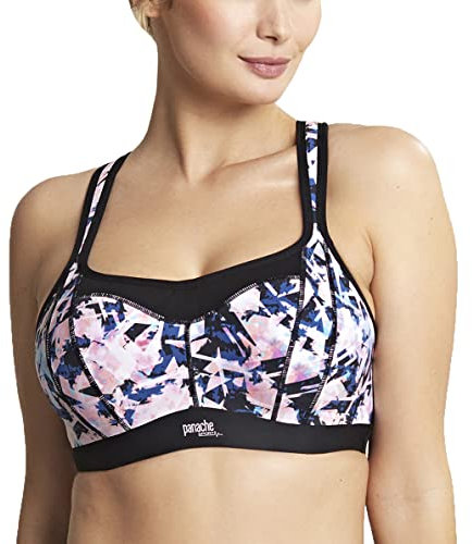 Panache Women's High Impact Underwire Sports Bra, Opaque, Tie Dye Geo, 34F