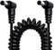 YACSEJAO 5.5mm x 2.1mm DC Power Extension Cable 12V DC Right Angle Coiled Power Adapter Extension Cord for CCTV Security Camera,IP Network Camera,DVRs and More Devices