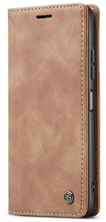 JMstore Coque Compatible avec Xiaomi Redmi Note 11 Pro 5G,Coque Rabat Cuir avec Magnetique,Housse Protection Portefeuille Étui Cartes Stand Fonction (Brun)