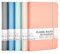 feela Notizbuch A5 liniert Hardcover, 5 buntes Notizbücher Set, Journal Buch mit 5 Gelstifte schwarz, 120 GSM, 13x21cm, Notizblock Set geeignet für Büro, Schule, für Kinder und Erwachsene, Din A5