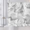 ASDCXZ Duschvorhang Marmor 180x200 cm, Modern Abstrakt Grau Schwarz Weiß Marmor Optik Textur Waschbar Stoff Bad Duschvorhänge Polyester Textil Wasserdicht Duschvorhang für Badewanne mit 12 Hake