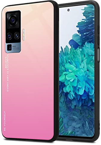 RankOne Gradient Glitter Coque pour Vivo X51 5G (6.56 inches), Thin Slim Protective Etui Housse Cover - 1