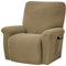 TOPCHANCES Stretch Recliner Cover, Liegestuhlhusse, Couchbezug, rutschfest, Sofa-Schonbezug, Möbelschutz mit elastischer Seitentasche unten (Khaki), TYT01, Einheitsgröße