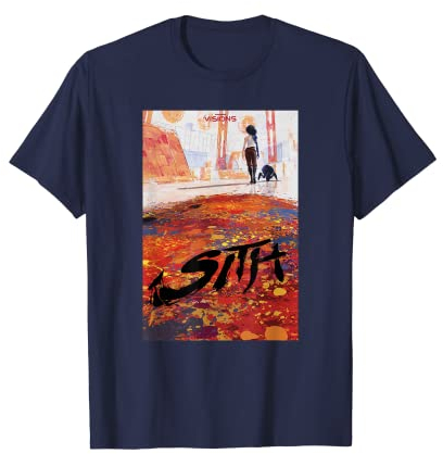 Star Wars: Visions Sith Artistic Paint Poster T-Shirt