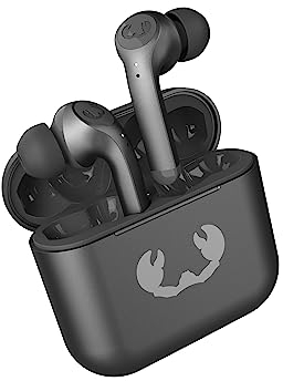 Fresh 'n Rebel Twins 3+ Tip, kabellose In-Ear-Bluetooth-Kopfhörer, kristallklare Musik und Telefonate, In-Ear-Erkennung, Mulitpoint-Bluetooth, 27 Stunden Spielzeit, spritzwasserfest (Storm Grey)