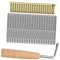 Abaodam 1 Set Leier Harfe Tuning Pegs Leier Pegs Kit für Leier String Harfe Zubehör Tuning Wrench
