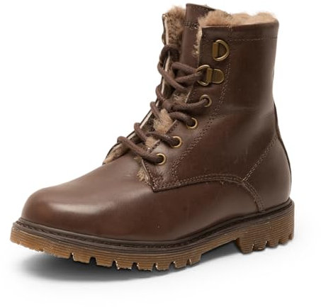 Bisgaard Mädchen Maia Lamb Fashion Boot, Kaffee, 38 EU