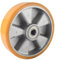 La zappa Roue de transpalette de rechange avec revêtement en polyuréthane avolan et support en aluminium 200 x 50 mm (20)