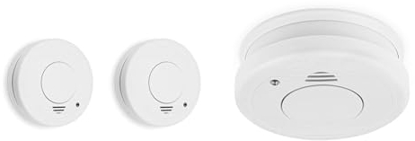 Smartwares 2er Pack TÜV geprüfter Rauchmelder/Feuermelder & Rauchmelder - 10 Jahren Lebensdauer - TÜV geprüft - DIN EN 14604 Zertifiziert - 10.044.62-1er Pack