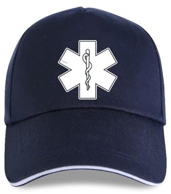 WVVCXCC Baseballkappe Unisex und modische EMS EMT Star of Life First Responders Emergency Medical Services Mens Baseball Cap Vintage Sports Outdoor-Geschenke