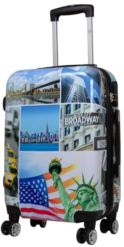Trendyshop365 Handgepäck Koffer Hartschale klein 55 cm - Liberty