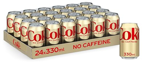 Diet Coke Can No Caffeine, Tray 330 ml (Pack of 24)