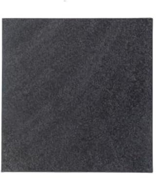 Baking Pizza Lava Stone. Bread Making 100% Natural Volcanic Square Serving Stone. Multi-Purpose Oven & BBQ, Grill. High Heat Retention. (30x30cm)