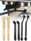 6pcs Coffee Machine Cleaning Brush Set, Espresso Machine Brush Coffee Grinder Cleaning Brush, Wood Handle and Soft Bristles Wood Brush for Coffee Machine Group Head Cleaning(as Shown)