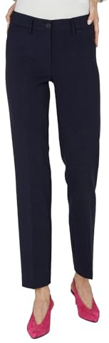 Robell Sissi Stoffhose für Damen, mittlere Taille, verdeckte Zipptaschen | Robell Sissi Stoffhose für Damen: verdeckte Zipptaschen. Bequeme Passform für Alltag und Freizeit, vielseitig kombinierbar.