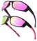 Myiaur 2 Pack Sport Sonnenbrille Damen Polarisierte Fahrradbrille & Laufbrille mit UV400 Schutz, Wraparound Sportbrille für Radfahren Laufen
