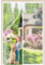 Zanzariera per porte doppie, 155 x 250 cm, tende per porte con apertura laterale, anti zanzare, con gancio ad anello, potenti magneti, autosigillanti, per balcone, cantina, patio, soggiorno, bianco