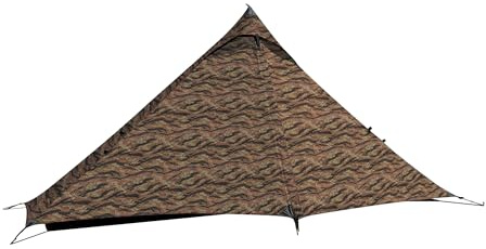 TENPLAY Rucksackzelt für 1 Person, leicht, 0,97 kg, PU5000 wasserdicht und Winddicht, 20D Nylon, belüftetes B3-Netz, schnelle Einrichtung für Camping, Bergsteigen, Angeln, Jagd