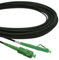 Conectra® - Cavo in fibra ottica blindato | OS2 | LC/APC su SC/APC | nero | ideale per reti domestiche | adatto per Deutsche Telekom, Vodafone, 1&1, fibra di vetro tedesca e molti altri (lunghezza 100