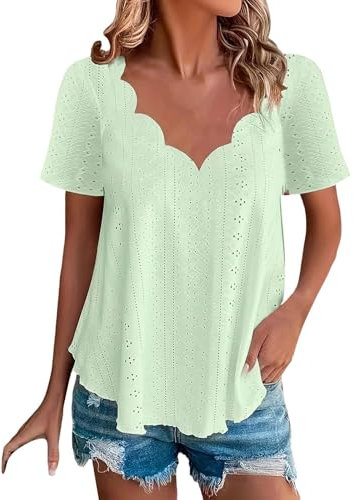 Maglie Donna Cotone in Saldo Camicia Bianca Seta in Saldo Maglina Donna Blu Scuro Cotone Celeste Maglia di Arancione Maniche Corte Maglietta Mezza Manica Corta T Shirts Curvy Gialla Grigia Scura