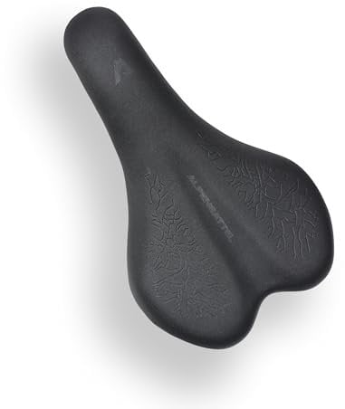 Alpensattel Kinder Fahrradsattel | Ergonomischer Sattel für Kinderfahrrad | bequemer Fahrrad Kindersattel mit Memory Foam für eine ideale Druckverteilung