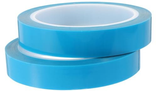 Uonlytech 2 Rolls Refrigerator Tape Blue Self-adhesive Drawer Tape Adhesive Freezer Door for Air Conditioner Installation