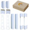 2er Set PVC Kappen für Kunststofffenster, Siegenia TITAN AF (TKSL0020, TKWB0010, TKEB0020, TKEO0010, TKEU0010), Weiß