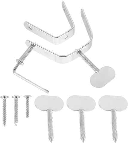 MUELODSIC Porta Prosciutto in Acciaio Inossidabile Supporto per Fissaggio Prosciutto Facile da Montare e Smontare Superficie Liscia e Resistente Accessorio Casa Pratico e Decorativo