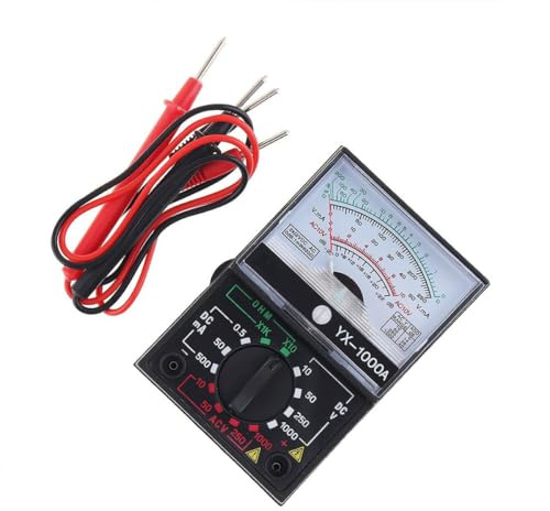 Vaguelly Professional Auto-ranging Multimeter Multi Tester with Lcd Display Battery Voltage Measurement Handheld Electrical Tester for Circuit and Power Testing