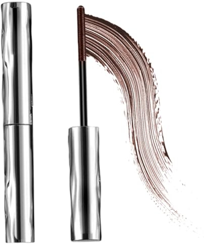 Steel Pipe Wimpern-Primer, Faser-Mascara, Wimpern-Primer, röhrenförmig, wasserfest, Curling-Mascara, natürlich und nicht verschmierend, braun