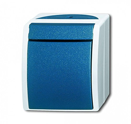 Busch-Jaeger 2601/7 W-53 Wippschalter Kreuzschaltung (Thermoplast) Grau ocean® (IP 44) 2CKA001085A1604