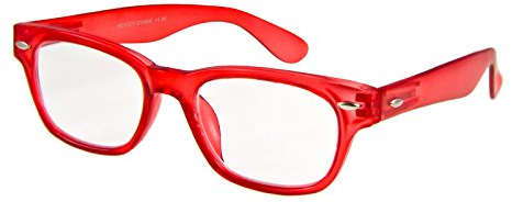 I NEED YOU Lesebrille Woody Limited / +3.00 Dioptrien/Rot, 1er Pack