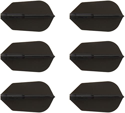 Cosmo Darts 6-pack Fit Flight – Slim Dart Flight (svart)