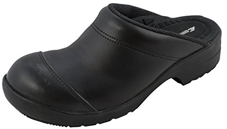 Euro-Dan Flex Sicherheitsclogs, offen mit Pronose, schwarz SB+A+E+SRC