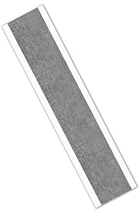TapeCase 3311 2 x 6-25 Silver Aluminium Foil/Rubber Adhesive Tape Converted from 3M 3311, 0.0036 Thick, 6 Length, 2 Width