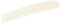 Allparts® BN-0206-000 Radised Slotted Bone Nut for Fender Style Guitars Bone Nut with Curved Underside Notched 1 Piece
