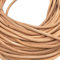 Lederschnur Rund 6 mm. Natur 5 m - Länge/Farbe: wählbar