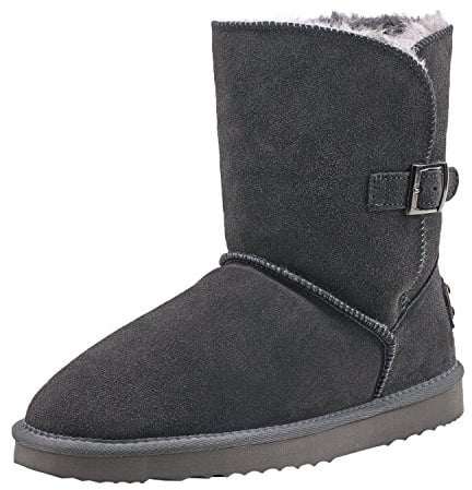Shenduo Winterstiefel Damen Schneestiefel Klassisch Kurzschaft